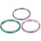 Hillman Key Ring, Purple, Blue and Green, Metal, Split Rings/Cable Rings, 5 PK 700000 - alternate 4
